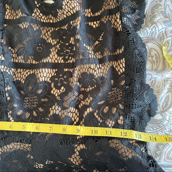 For Love and Lemons Gianna Black Lace Apron Dress - Picture 14 of 16